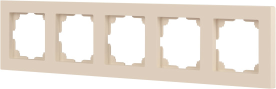 Изображение товара Рамка для выключателей и розеток INTRO Accent 6-505-02 / Б0063774 (слоновая кость)