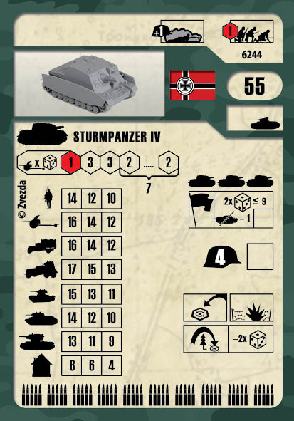 Изображение товара Сборная модель Звезда Немецкая САУ Sturmpanzer IV / 6244