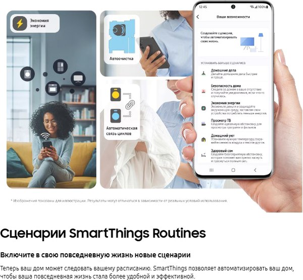 Изображение товара Стирально-сушильная машина Samsung WD11DG6B85BELP