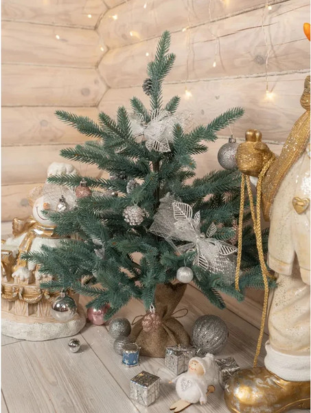 Изображение товара Ель искусственная National Tree Company Авелина / АВ/ГЛ-60 (60см, голубой)