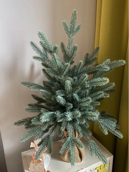 Изображение товара Ель искусственная National Tree Company Авелина / АВ/ГЛ-60 (60см, голубой)