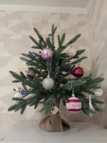 Изображение товара Ель искусственная National Tree Company Авелина / АВ/ГЛ-60 (60см, голубой)