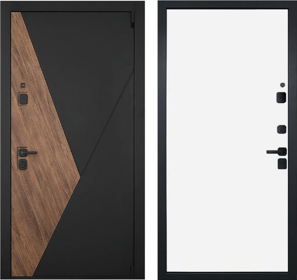 Изображение товара Входная дверь ГРАНИТ Геометрия 3 (96x207, правая)