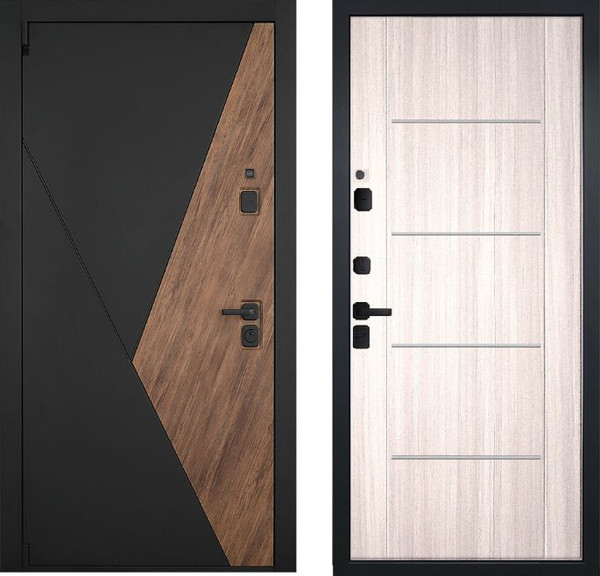 Изображение товара Входная дверь ГРАНИТ Геометрия 12 (96x207, левая)