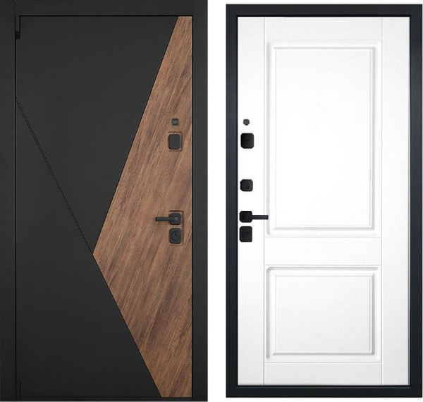 Изображение товара Входная дверь ГРАНИТ Геометрия 35 (86x205, левая)