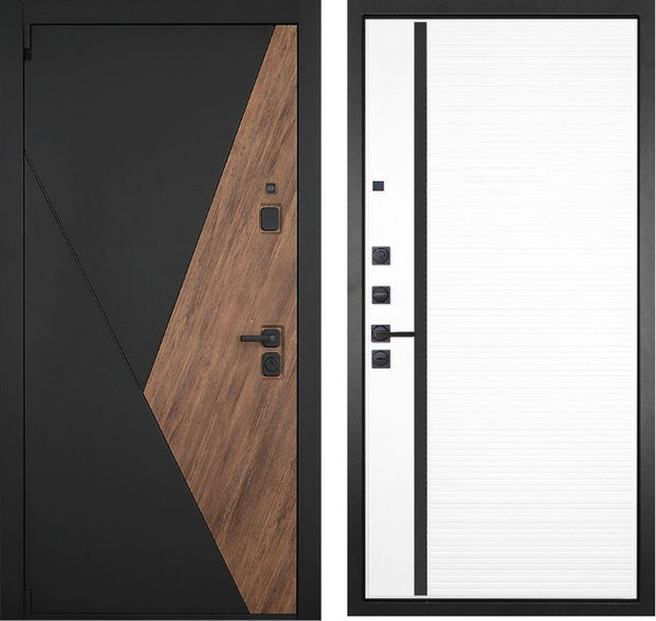 Изображение товара Входная дверь ГРАНИТ Геометрия 53 (96x207, левая)