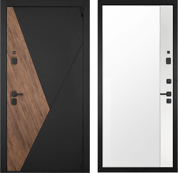 Изображение товара Входная дверь ГРАНИТ Геометрия 75 (86x205, правая)