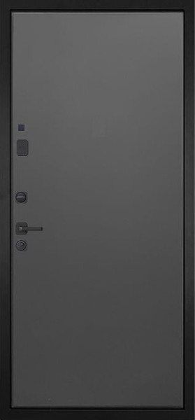 Изображение товара Входная дверь ГРАНИТ Геометрия 77 графит нубук (96x207, левая)