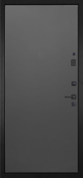 Изображение товара Входная дверь ГРАНИТ Геометрия 77 графит нубук (96x207, правая)