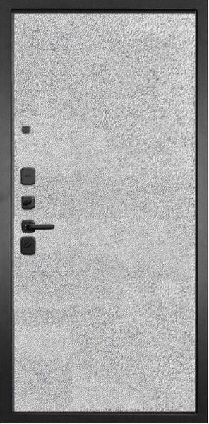 Изображение товара Входная дверь ГРАНИТ Геометрия 77-1 бетон светлый (86x205, левая)