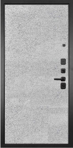 Изображение товара Входная дверь ГРАНИТ Геометрия 77-1 бетон светлый (96x207, правая)