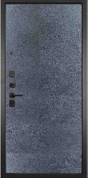 Изображение товара Входная дверь ГРАНИТ Геометрия 77-1 бетон темный (96x207, левая)