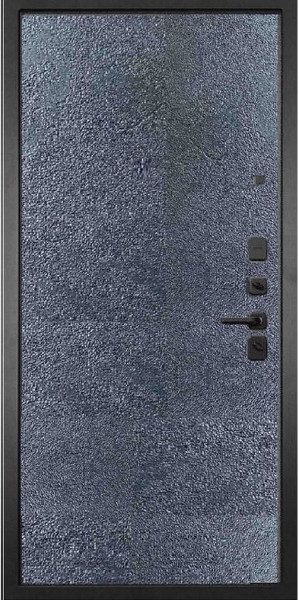 Изображение товара Входная дверь ГРАНИТ Геометрия 77-1 бетон темный (86x205, правая)
