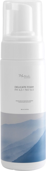 Изображение товара Пенка для интимной гигиены Mariee Delicate ph 4.5 No SLS (160мл)