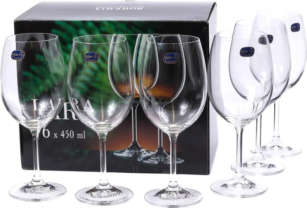 Изображение товара Набор бокалов Bohemia Crystal Lara 40415/450 (6шт)