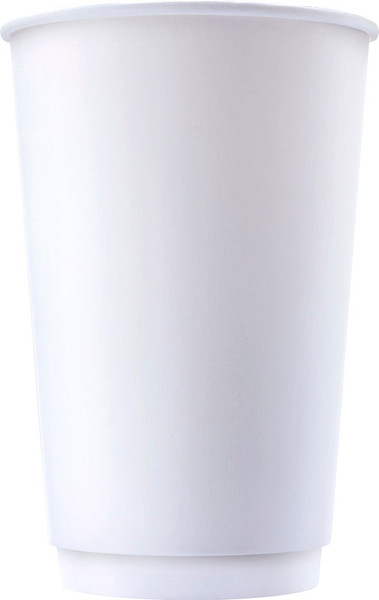 Изображение товара Набор бумажных стаканов Паксервис 400мл / DW90-530 (400шт, белый)