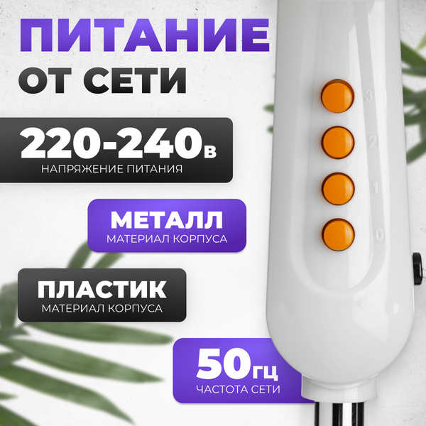 Изображение товара Вентилятор Sundays Home RD-40A (оранжевый)