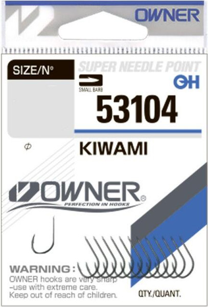 Изображение товара Набор крючков рыболовных Owner Kiwami green №18 / 53104-18 (13шт)