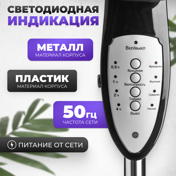 Изображение товара Вентилятор Sundays Home RD-40AС (черный)