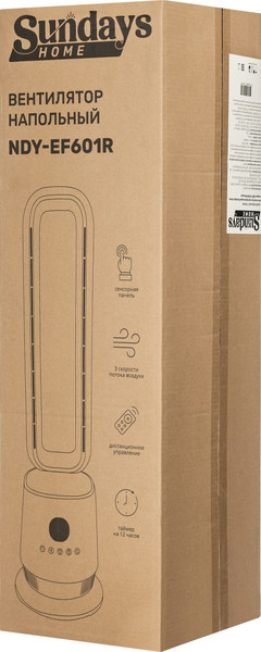Изображение товара Вентилятор Sundays Home NDY-EF601R (белый)