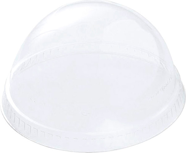 Изображение товара Набор крышек для стаканов Паксервис ПЭТ без отверстия / 388076 (1000шт, прозрачный)