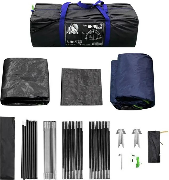 Изображение товара Палатка RSP Outdoor Sharl 3 / T-SHA-3-B (синий)