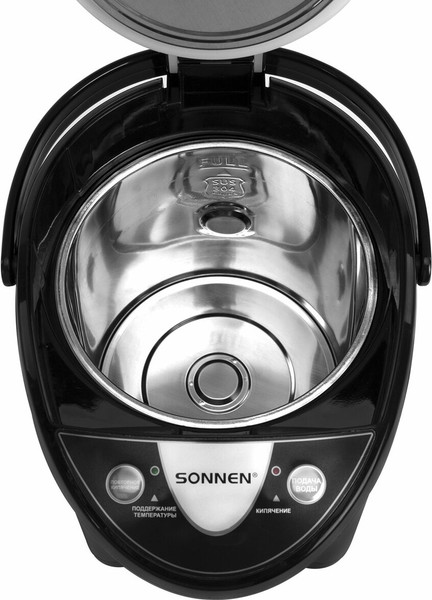 Изображение товара Термопот Sonnen TP-38 / 456710 (черный/серебряный)