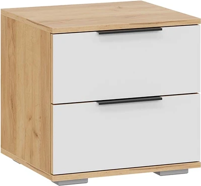 Изображение товара Прикроватная тумба ТриЯ Джоли (дуб крафт золотой/белый матовый)