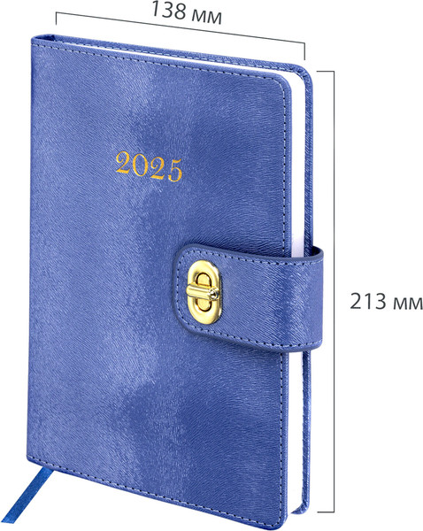 Изображение товара Ежедневник Brauberg Elegant 2025 / 115936 (темно-синий)
