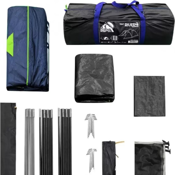 Изображение товара Палатка RSP Outdoor River 4 / T-RI-4-B (синий)