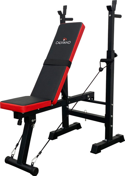 Изображение товара Скамья многофункциональная Calviano 1008 (черный/красный)