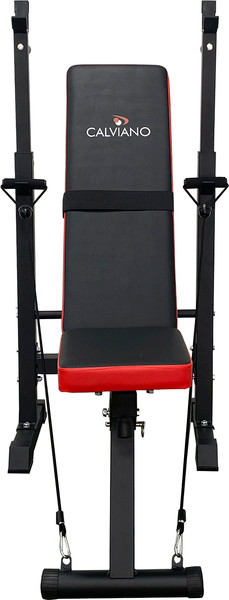 Изображение товара Скамья многофункциональная Calviano 1008 (черный/красный)