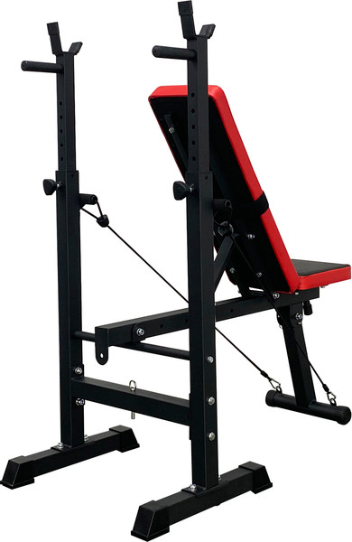 Изображение товара Скамья многофункциональная Calviano 1008 (черный/красный)