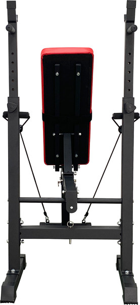 Изображение товара Скамья многофункциональная Calviano 1008 (черный/красный)