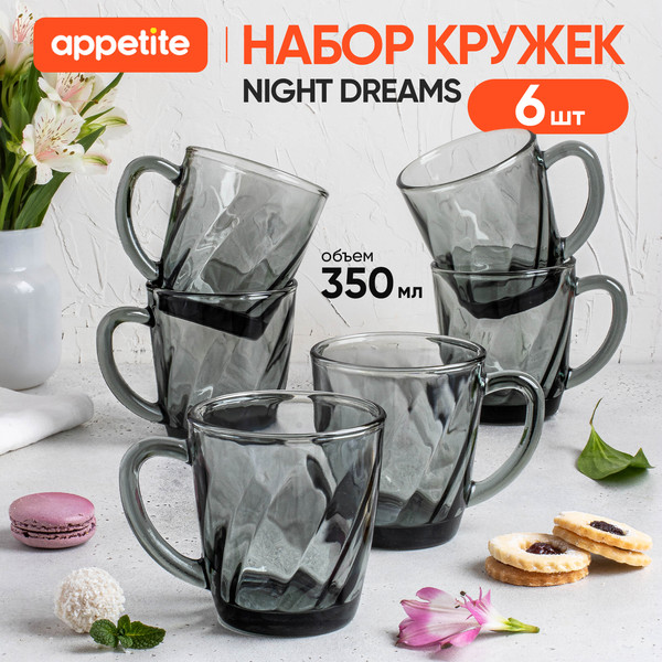 Изображение товара Набор кружек Appetite Night Dreams ND50314 (6шт)