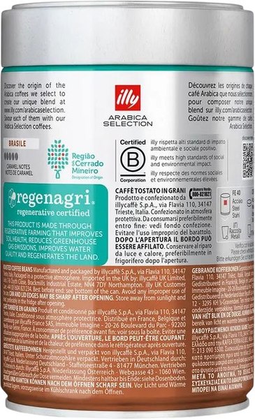 Изображение товара Кофе в зернах illy Арабика селекшн Бразилия / A116 (250г)