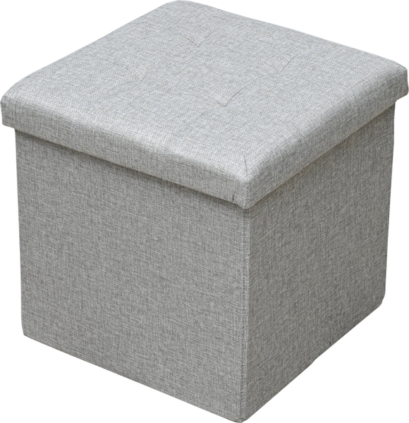 Изображение товара Пуф Well's складной 38x38x38 (светло-серый)