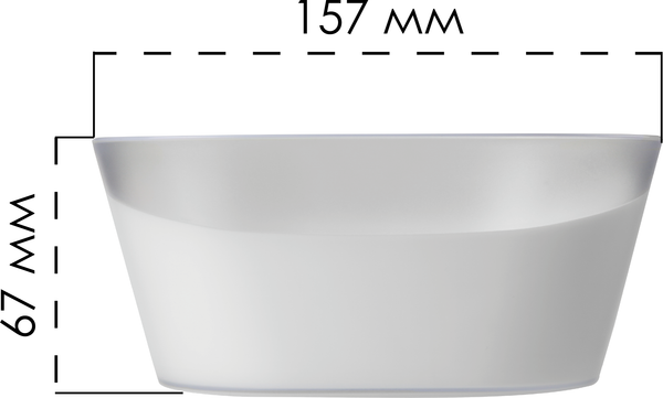 Изображение товара Миска Berossi Oslo Milk / ИК 98901000 (снежно-белый)