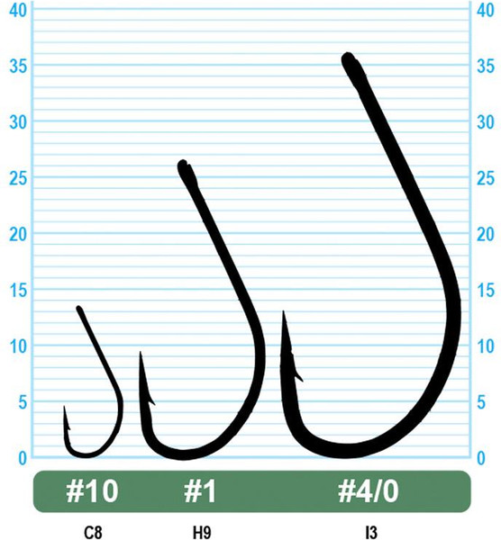 Изображение товара Набор крючков рыболовных Owner Yamajin w/eye BC №2 / 53853-02 (9шт)