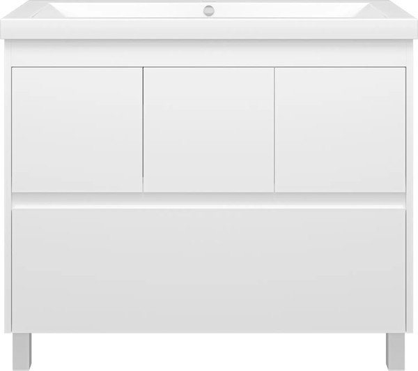 Изображение товара Тумба с умывальником Misty Алиса 100 / Э-Али01100-0112Я+10.150.01000.001 (напольная)