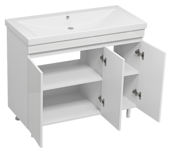 Изображение товара Тумба с умывальником Misty Енисей 100 / Э-Ени01100-0112Я+10.150.01000.001