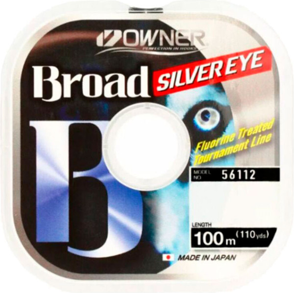 Изображение товара Леска монофильная Owner Broad Silver Eye 100м 0.16мм 2.7кг / 56112-016