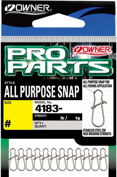 Изображение товара Набор застежек рыболовных Owner All Purpose Snap №0 / 4183-016 (12шт)