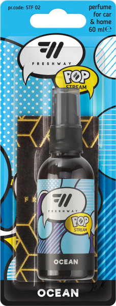 Изображение товара Освежитель автомобильный Fresh Way Pop Stream Ocean STF 02 (60мл)