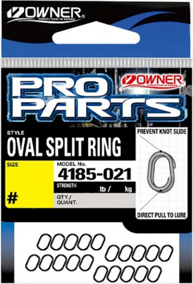 Изображение товара Набор заводных колец Owner Oval Split Ring №1 / 4185-011 (20шт)