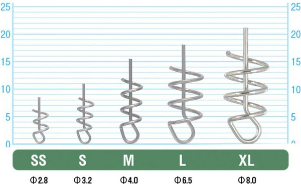 Изображение товара Набор кормушек рыболовных Owner Centering Pin Spring nickel 5124-049 (8шт)