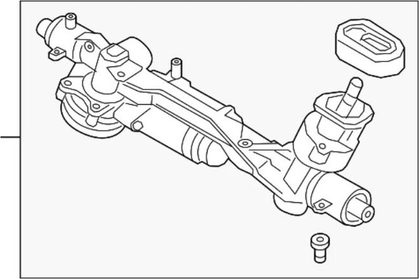 Изображение товара Рулевая рейка Volkswagen 5QB423062D