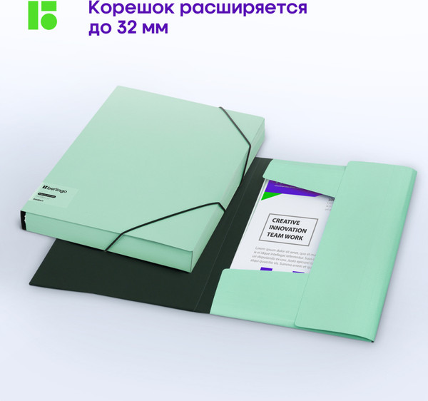 Изображение товара Папка для бумаг Berlingo Instinct / FB4_A4520 (мятный)