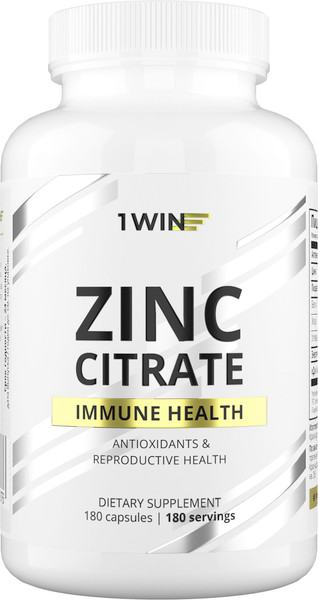 Изображение товара Минерал 1WIN Цинк цитрат (180 капсул)