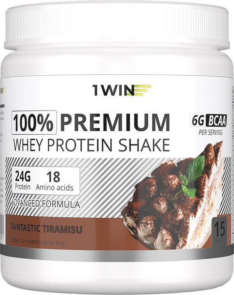 Изображение товара Протеин 1WIN Premium Whey (450г, тирамису)
